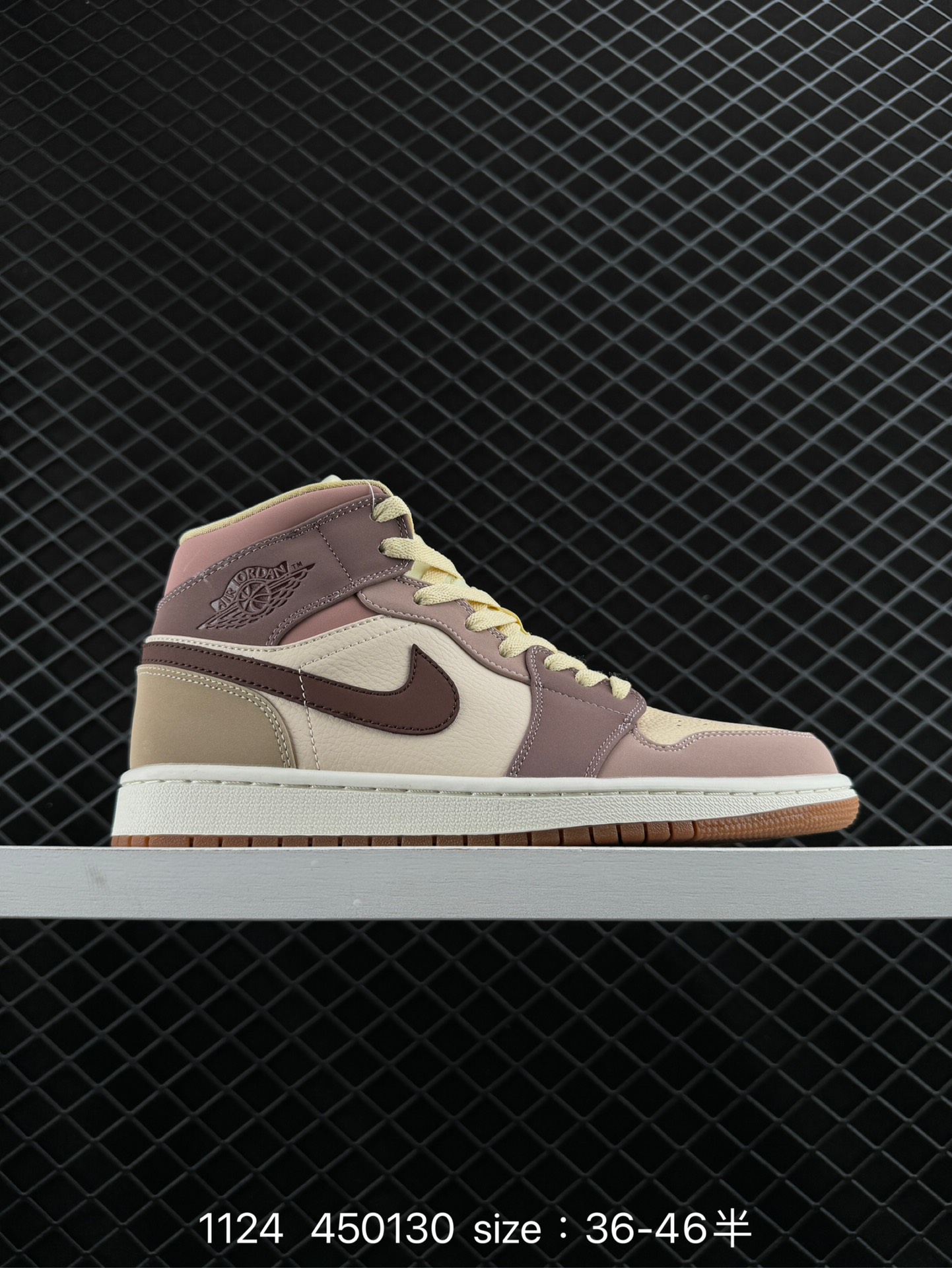 NIKE Air Jordan 1 Retro Mid”Reverse Black Toe“ TL BMXDAJ1